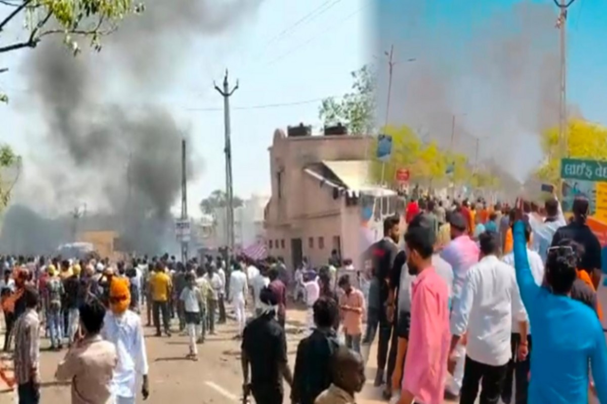 Gujarat: रामनवमी शोभायात्रा पर हमला, पुलिस समेत यात्रा में शामिल लोगों को बनाया निशाना, पुलिसकर्मियों को भी नहीं बख्शा