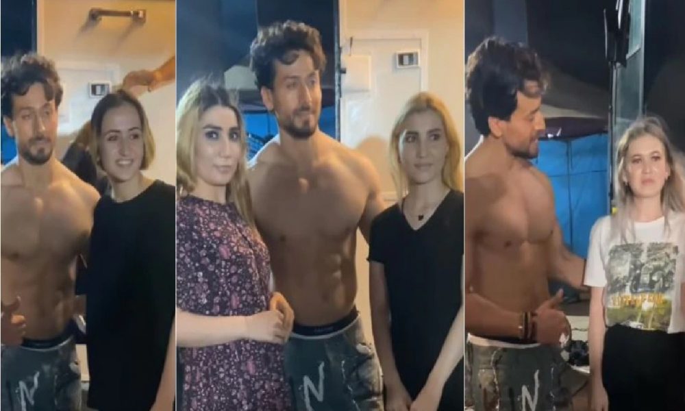 Tiger Shroff: शर्टलेस टाइगर को देखकर बेकाबू हुईं फिरंगी लड़कियां, फोटो क्लिक कराने के लिए लगा ली लाइन, देखें वीडियो