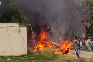 VIDEO: जिले का नाम डॉ भीम राव आंबेडकर किए जाने से भड़के थे लोग, कर दिया MLA के घर को ही आग के हवाले