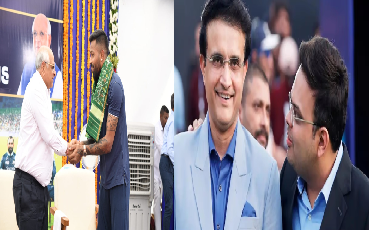 IPL 2022: GT के खिलाड़ियों को CM भूपेंद्र पटेल ने किया सम्मानित, BCCI सचिव जय शाह ने ग्राउंड्समैन और क्यूरेटर्स के लिए खोला खजाना