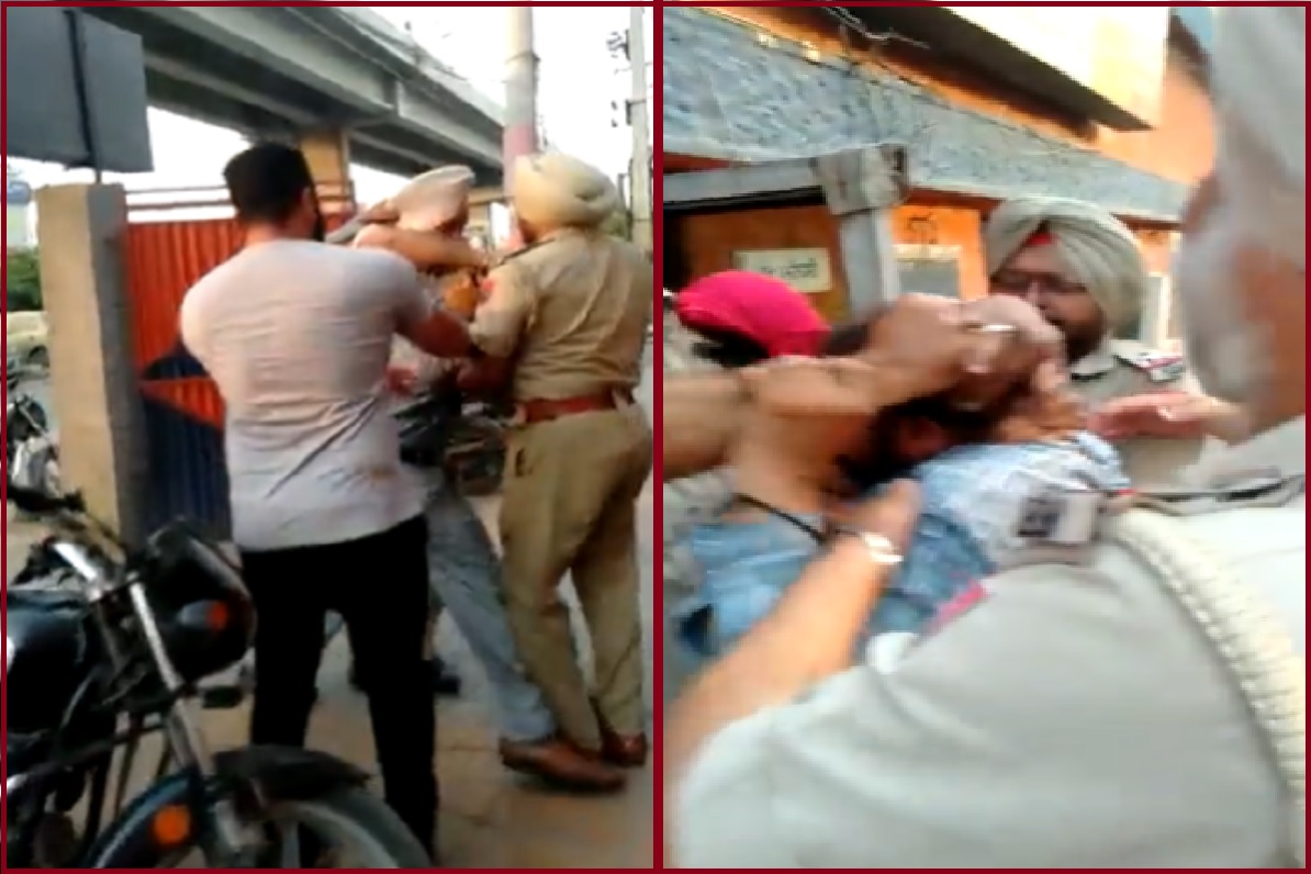 Video: पंजाब पुलिस की बर्बरता कैमरे में हुई कैद, मीडिया कर्मी को पीटा, पगड़ी भी उतारी