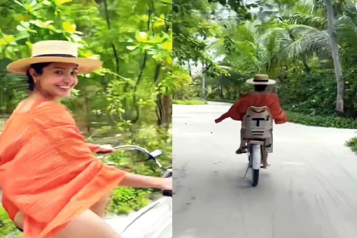 Anushka-Vamika Cycling: अनुष्का ने शेयर किया अनदेखा वीडियो, बेटी वामिका संग साइकिल चलाती आईं नजर