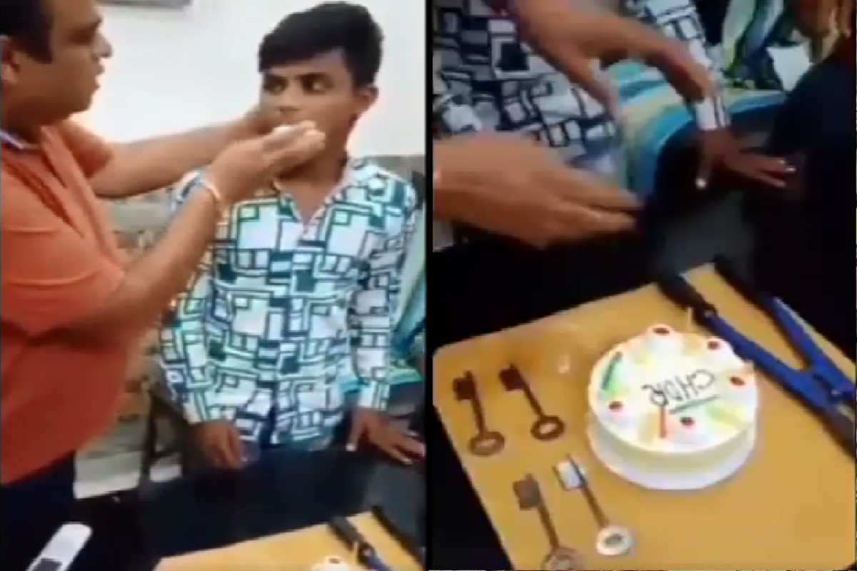 Viral Video: केक काटकर चोर का मनाया गया जन्मदिन, लोगों ने ‘हैप्पी बर्थडे चोर’ गाकर किया विश, देखें वीडियो