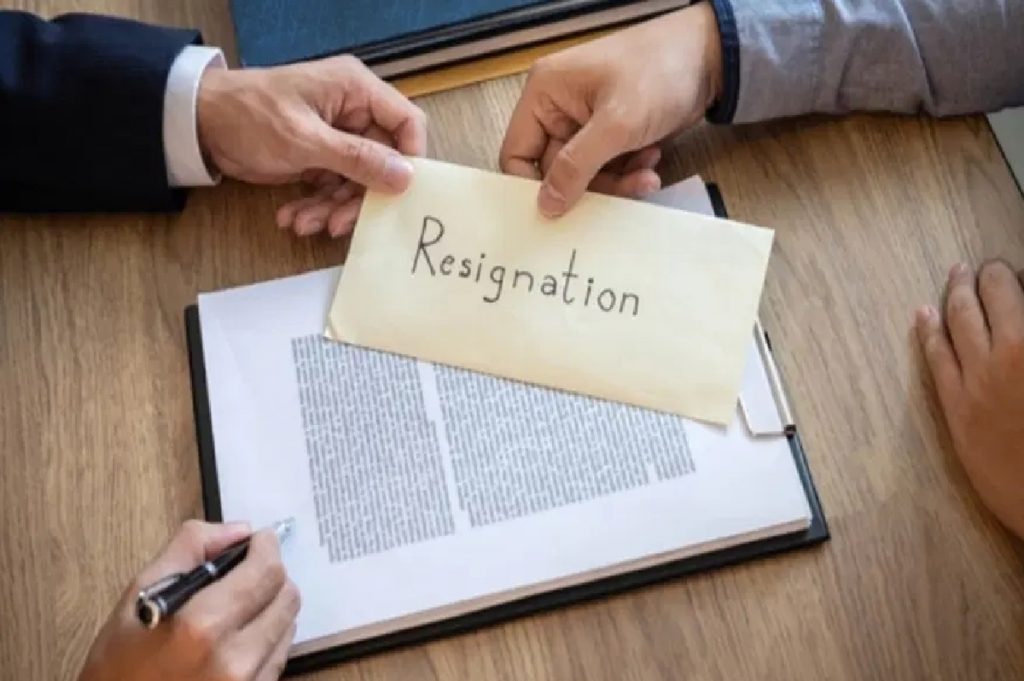 Resignation letter