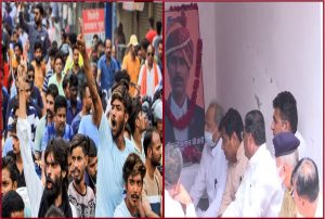 Udaipur Case: इधर CM गहलोत पहुंचे कन्हैयालाल के घर, उधर उदयपुर में जुलूस पर हुई पत्थरबाजी