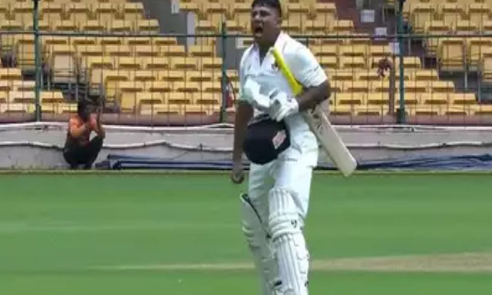 Ranji Trophy final 2022: शतक जड़ने के बाद भावुक हुए सरफराज, पंजाबी सिंगर मूसेवाला को दिया इमोशनल ट्रिब्यूट