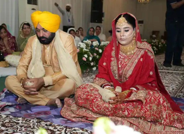 Bhagwant Mann Marriage Photos
