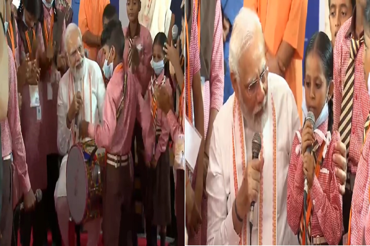 Video: बच्चों का टैलेंट देख PM मोदी हुए गदगद, किसी ने सुनाया शिव तांडव को तो किसी ने बजाया ढोल