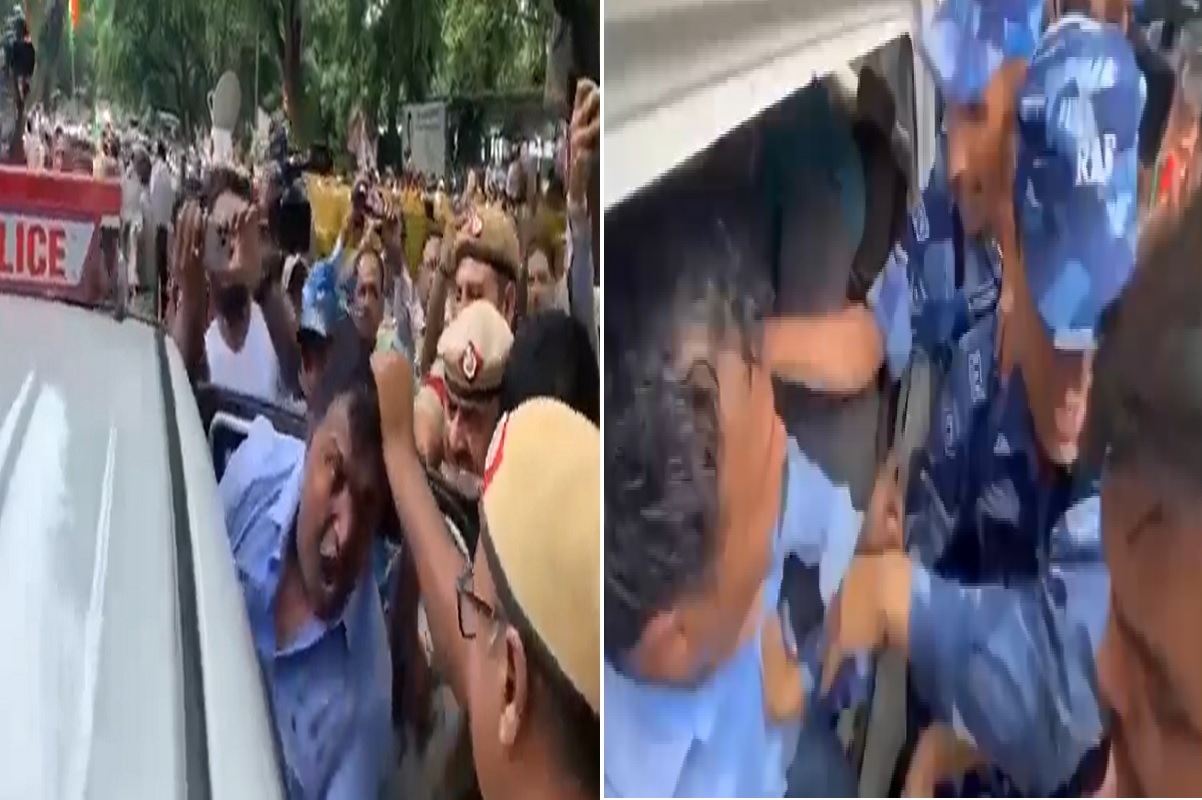 Congress: यूथ कांग्रेस अध्यक्ष श्रीनिवास के साथ पुलिस की ‘बर्बरता’ का वीडियो हुआ वायरल, तो ट्विटर पर छिड़ी जंग