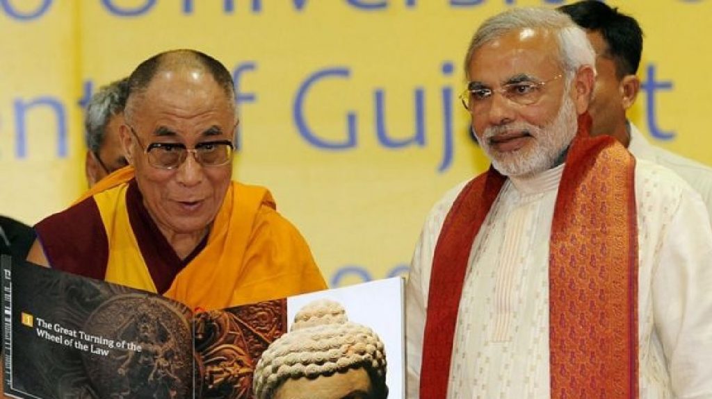 dalai lama and modi
