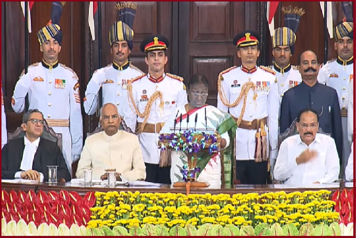 Draupadi Murmu Oath Ceremony: जोहार !, राष्ट्रपति बनीं द्रौपदी मुर्मू ने पहले संबोधन में कही ये बात