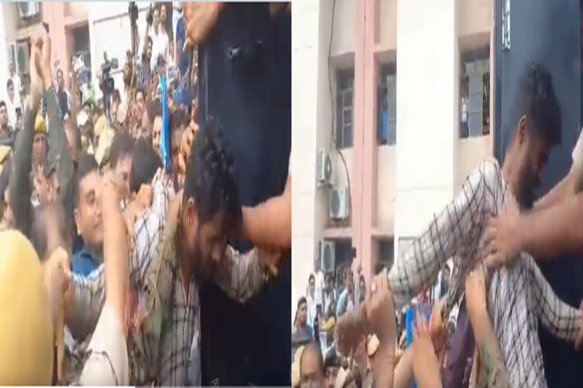 Video: कोर्ट में कन्हैयालाल की हत्या के आरोपियों को देखते ही उनपर टूट पड़े वकील, पुलिस ने बड़ी मशक्कत से बचा कर निकाला