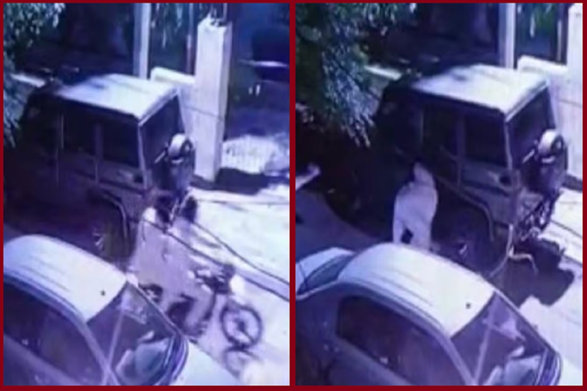 Punjab: अमृतसर में बड़ी साजिश नाकाम, पुलिस अफसर की कार में बम लगाते दिखे दो नकाबपोश, CCTV में कैद हुई घटना