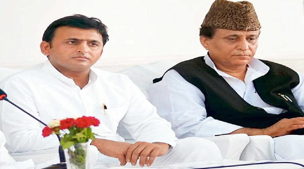 akhilesh yadav and azam khan