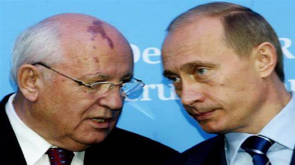mikhail gorbachev and vladimir putin