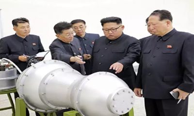 kim jong un with nuclear bomb