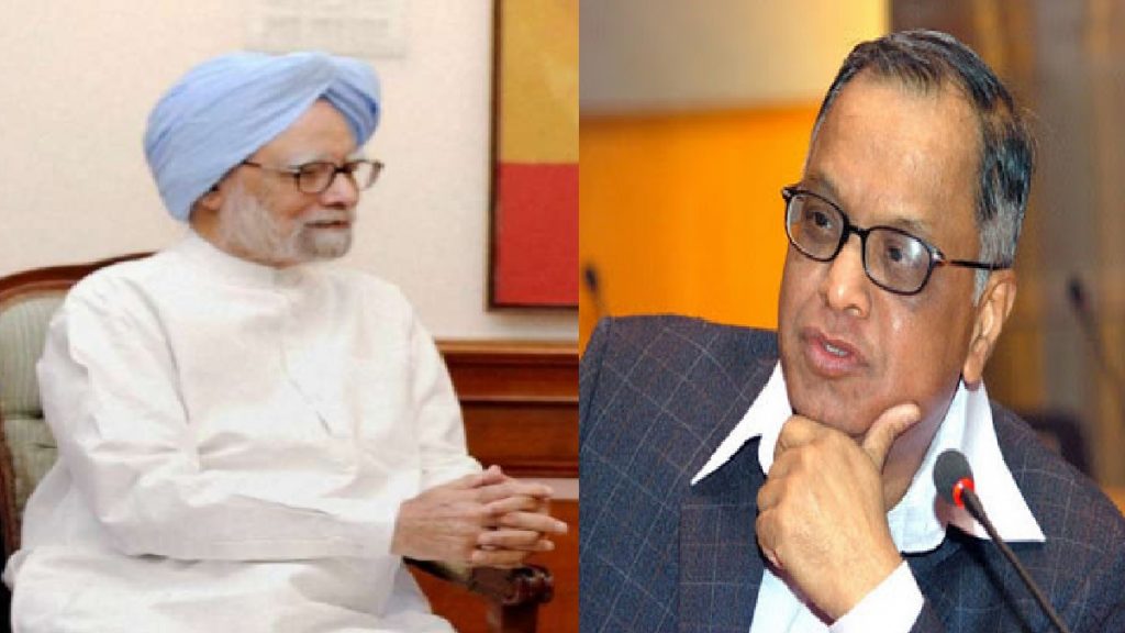 manmohan singh and nr narayana murthy
