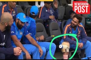 Rishabh Pant: क्या विश्व कप से पहले टीम इंडिया को लगा एक और झटका ? तस्वीरों में ऋषभ पंत दिखे चोटिल
