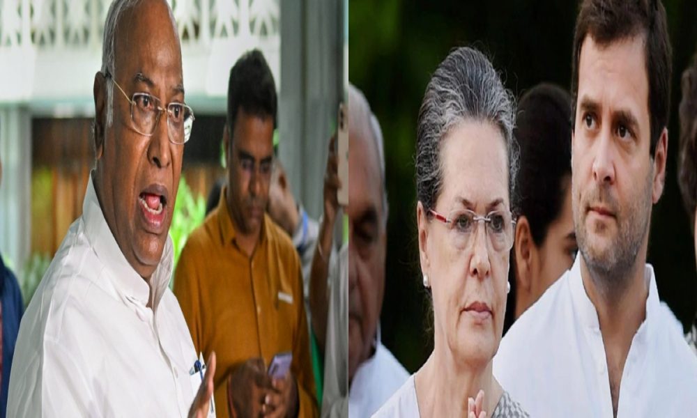 Congress: आप गांधी परिवार के रिमोट कंट्रोल हैं? ये सवाल पूछते ही खड़गे ने किया राहुल-सोनिया का बचाव, कहा- शर्म… !