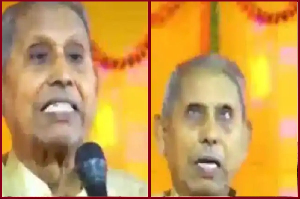 Chhapra News: हाथों में माइक लेकर मंच से प्रवचन दे रहे थे प्रोफेसर रणंजय सिंह, तभी हार्ट अटैक से हो मौत, देखें Video