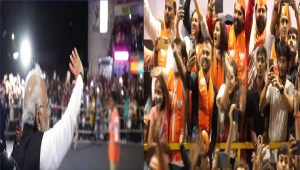 PM Modi Video: सूरत में कुछ इस तरह हुआ PM मोदी का भव्य स्वागत, लगे मोदी-मोदी के नारे,जनता का प्यार देख गदगद हुए पीएम