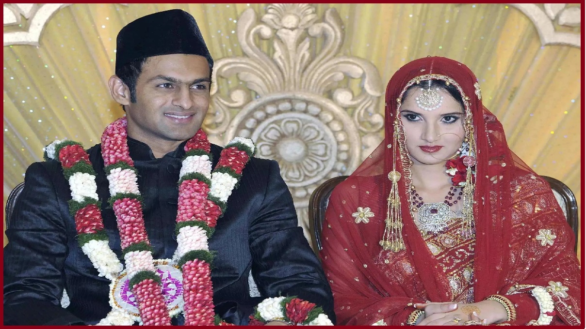 Sania Mirza and Shoaib Malik.