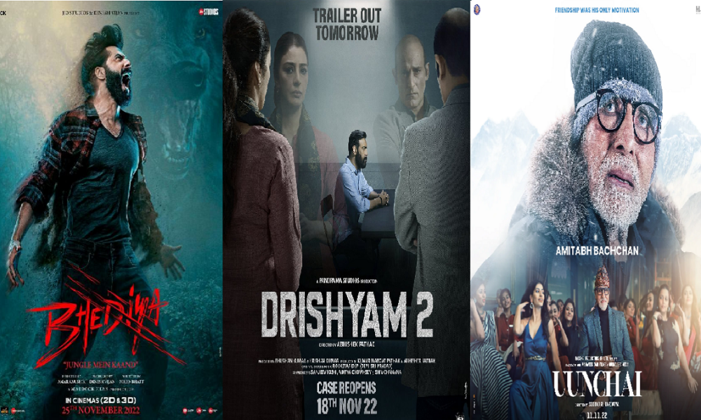 Upcoming Best Movies And Web Series: Drishyam 2, Bhediya Aur Uchhai in the cinema hall, Rajkumar Rao and Abhishek Bachchan’s film will be released on OTT, see release date
