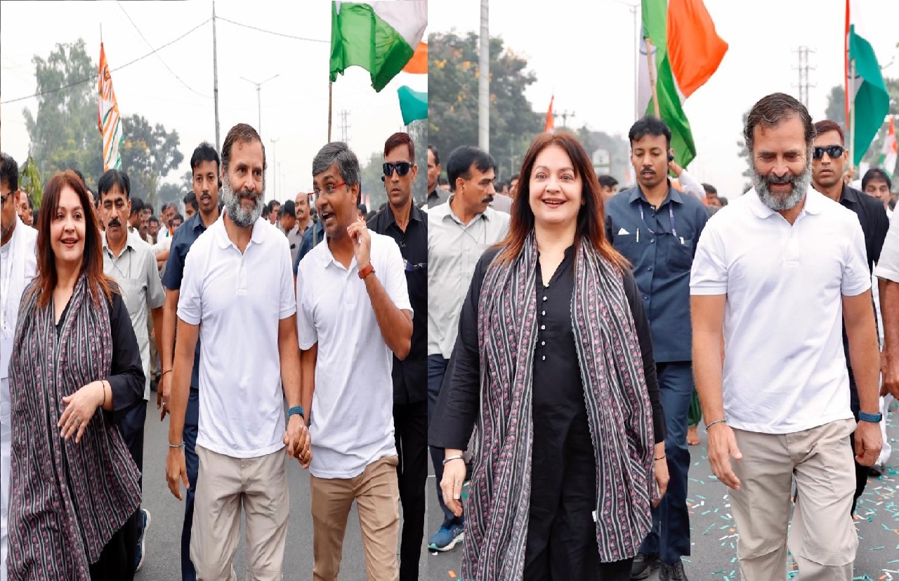 Bharat Jodo Yatra: कांग्रेस की भारत जोड़ो यात्रा को मिल रहा बॉलीवुड का साथ, राहुल संग नजर आई एक्ट्रेस पूजा भट्ट