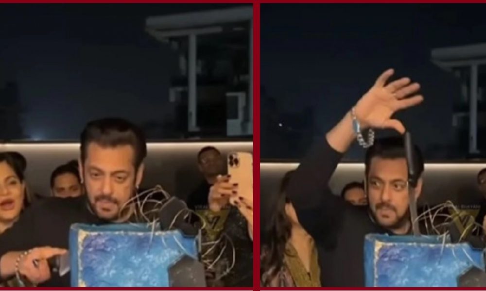 #HappyBirthdaySalmanKhan: सलमान खान का बर्थडे केक को देख लोगों की छूटी हंसी, बोले- ‘हमने समझा डिब्बा है’