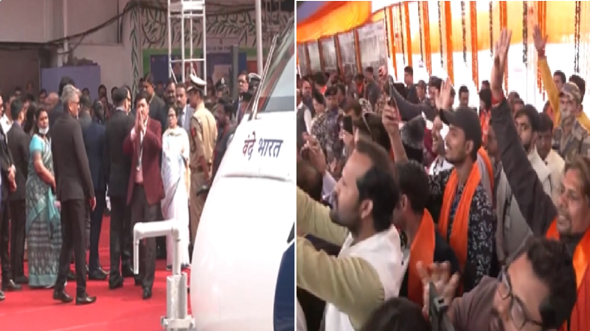 Video: ‘जय श्री राम’ के नारों से तिलमिलाई ममता बनर्जी, नाराज CM मंच पर नहीं गईं