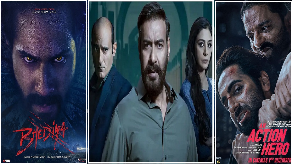 Box Office Collection: अजय देवगन की Drishyam 2 ने वरुण धवन की Bhediya और आयुष्मान खुराना की फिल्म An Action Hero का काम बिगाड़ा