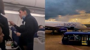 Air Hostess Viral Video : ‘शट अप…मैं कोई तुम्हारी नौकर नहीं हूं’, Indigo की एयर होस्टेस और पैसेंजर में हुई बहस का वीडियो सोशल मीडिया पर हुआ वायरल
