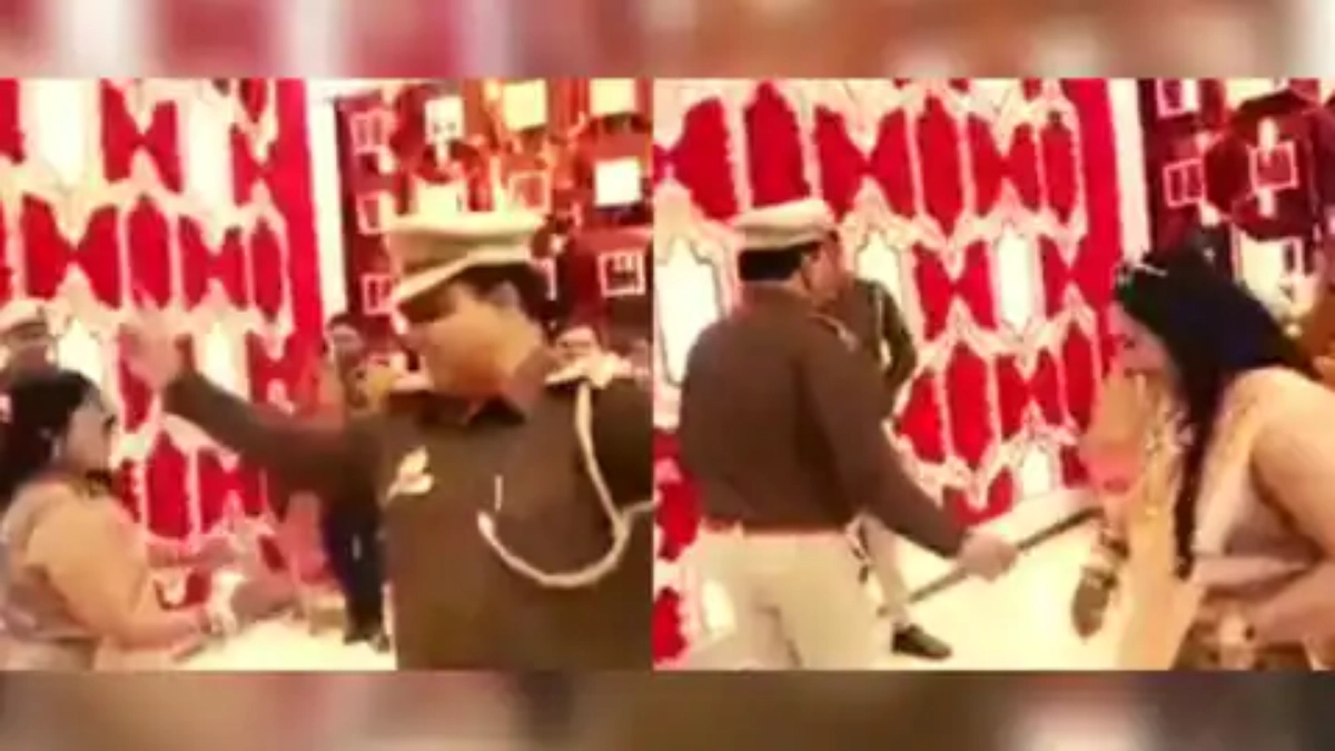 Viral Video : ‘मेरा बालम थानेदार चलावे जिप्सी’, बेटी की शादी में पत्नी संग पुलिस वाले ने किया ऐसा डांस, देखते रह गए लोग