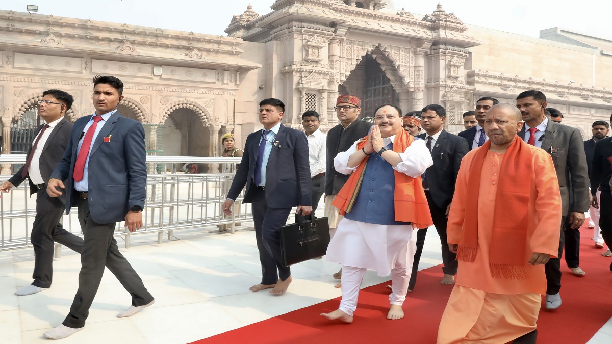 CM Yogi and nadda