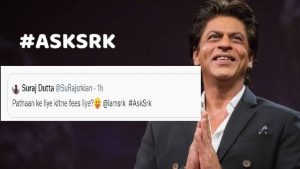 Shah Rukh Khan Ask SRK:  पठान फिल्म के विवाद के बीच यूज़र ने शाहरुख से पूछा कि कितनी फ़ीस ली तो जानिए उन्होंने क्या जवाब दिया?
