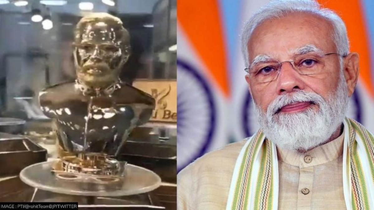 PM Modi : PM मोदी की 156 ग्राम सोने से बनी मूर्ति देख हर कोई हैरान, यूजर्स बोले- प्रधानमंत्री की लोकप्रियता अभिनेताओं से भी ज्यादा