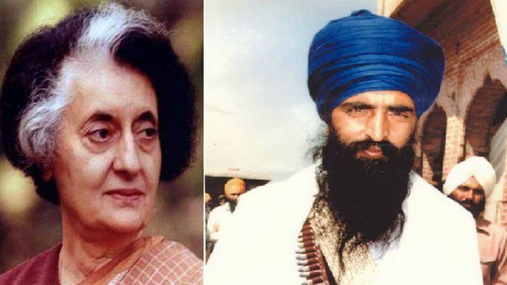 indira gandhi and jarnail singh bhindrawale