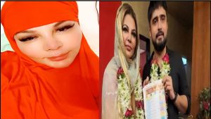 Rakhi Sawant: शादी के लिए बनी फातिमा और अब पहना भगवा हिजाब!, क्या है राखी की इस फोटो की सच्चाई