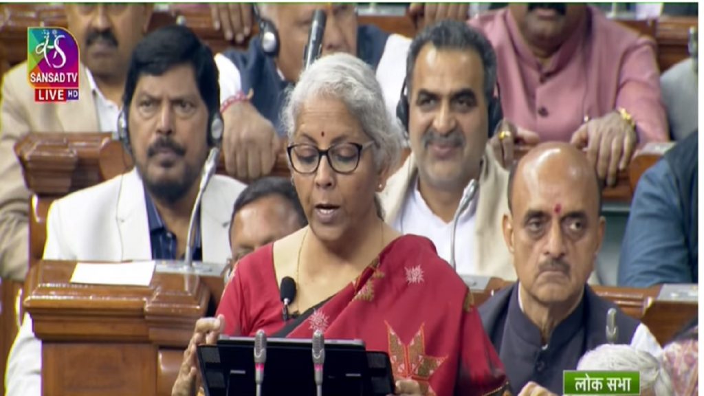 Finance Minister Nirmala Sitharaman