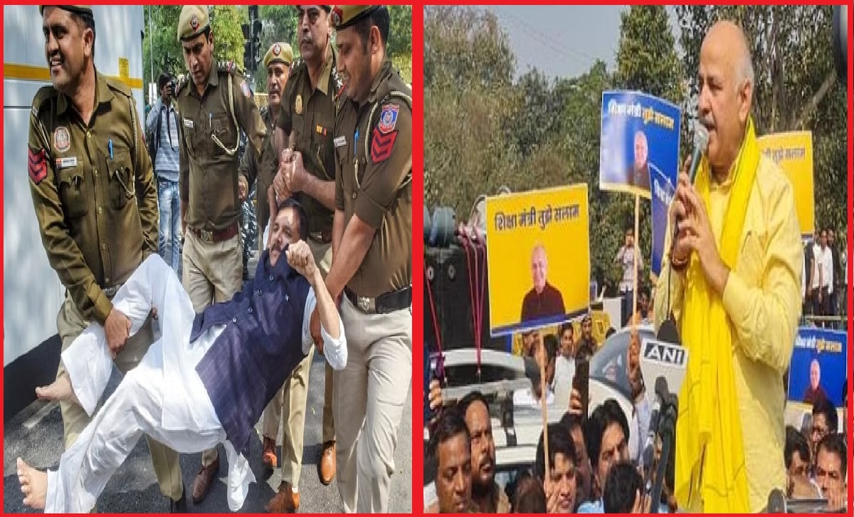 Delhi: इधर सिसोदिया से CBI की पूछताछ जारी, उधर हिरासत में लिए गए गोपाल राय समेत कई AAP नेता