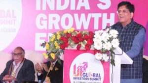 UP Global Investors Summit : कोई ताकत उत्तर प्रदेश को आगे बढ़ने से नहीं रोक सकती : केंद्रीय मंत्री पीयूष गोयल
