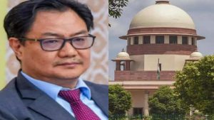 Kiren Rijiju Vs SC: कॉलेजियम विवाद में सुप्रीम कोर्ट को कानून मंत्री किरेन रिजिजू की खरी-खरी, बोले- कोई किसी को चेतावनी नहीं दे सकता