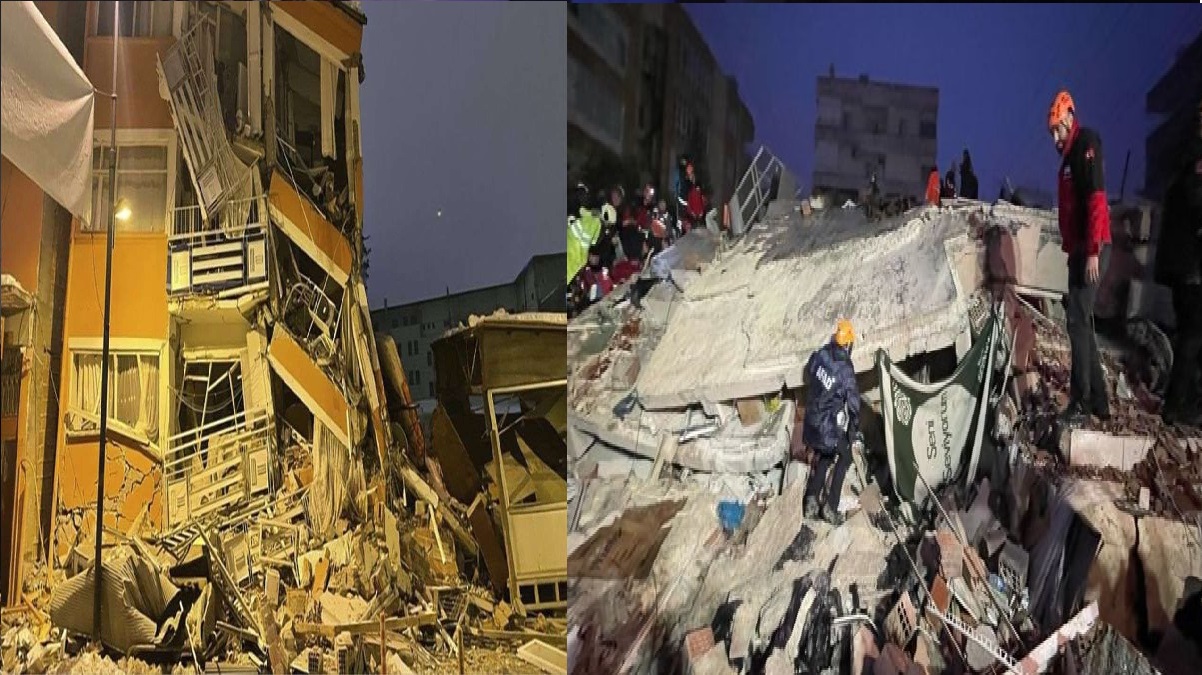 Turkey Earthquake: सीरिया-तुर्की में भूकंप से ढह गए हजारों मकान, मलबे में दबे लोगों को निकालने का काम जारी, 4 हजार लोगों की मौत