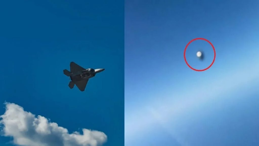 ufo shot down by f-22 over canada