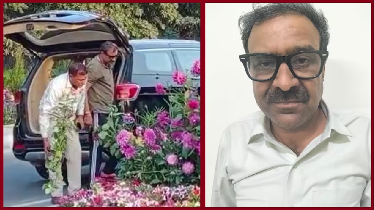 #Gurugram: लग्जरी कार में आकर चुराया था फूलों का गमला, अब जेल में पहुंचा मनमोहन, दूसरे की तलाश में पुलिस