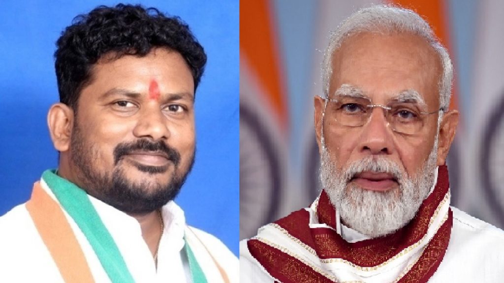 congress mla anant patel and pm modi