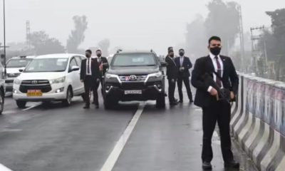 pm modi security breach