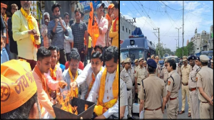 Jahangirpuri: हनुमान जयंती के मौके पर चप्पे-चप्पे पर पुलिस तैनात, संपन्न हुआ हवन पूजन, सिर्फ दो रूटों पर मिली शोभायात्रा की मंजूरी