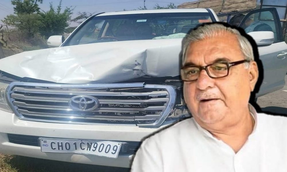 Bhupinder Singh Hooda Car Accident: बाल-बाल बचे पूर्व CM भूपेंद्र सिंह हुड्डा, कार हुई हादसे का शिकार