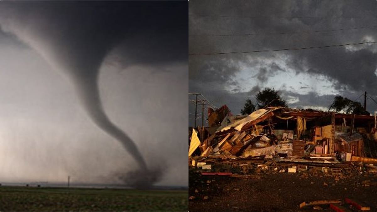 America Tornado : अमेरिका में आए जबरदस्त तूफ़ान से सड़कों पर बिखरे तबाही के मंजर, लाखों हुए बेघर, 26 की मौत